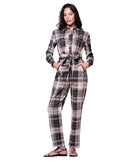 Stacy Jumpsuit | Stone Glen Plaid