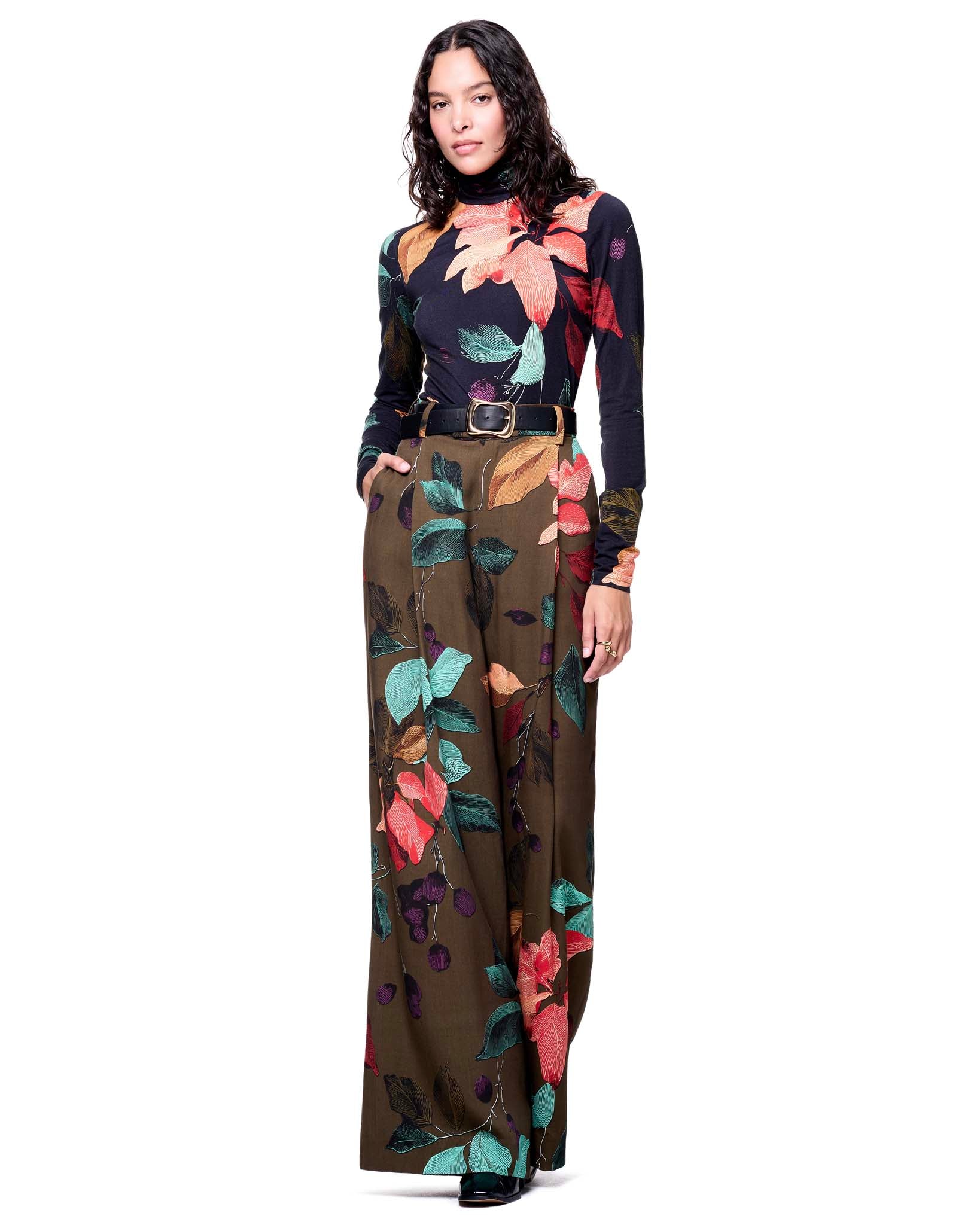 Frankie Trouser | Olive Harvest Florals