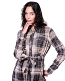 Stacy Jumpsuit | Stone Glen Plaid