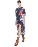 Cobie Shirtdress | Navy Tropics