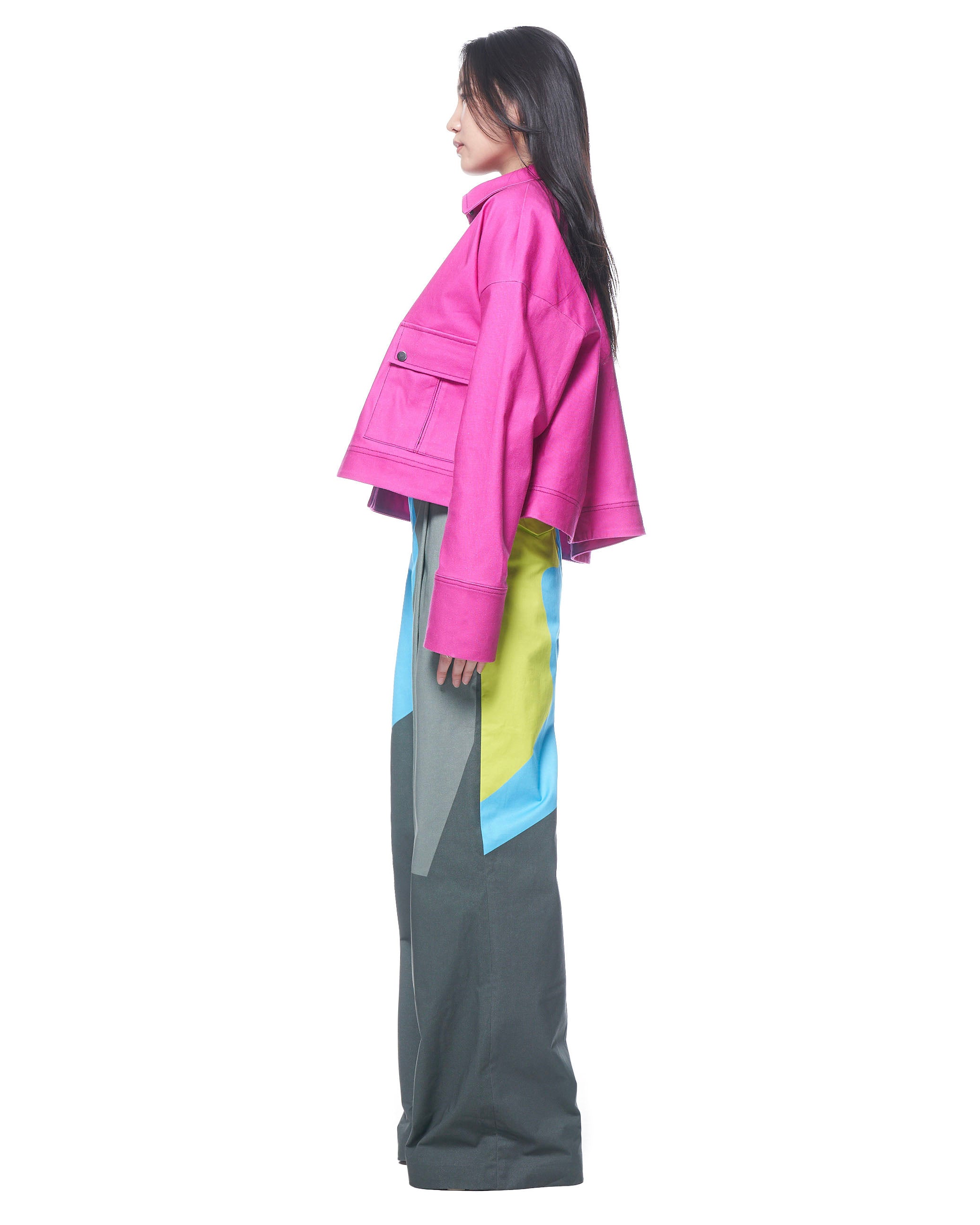 Leigh Trouser | Basil Cut Paper