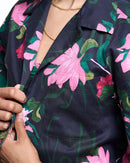 Daniel Camp Shirt | Black Beach Florals