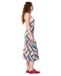 Hailey Dress | Quilted Stripe