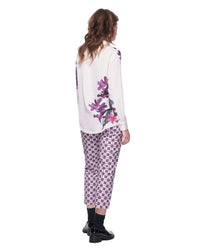 Cropped Alexa Jean | Berry Glen Plaid