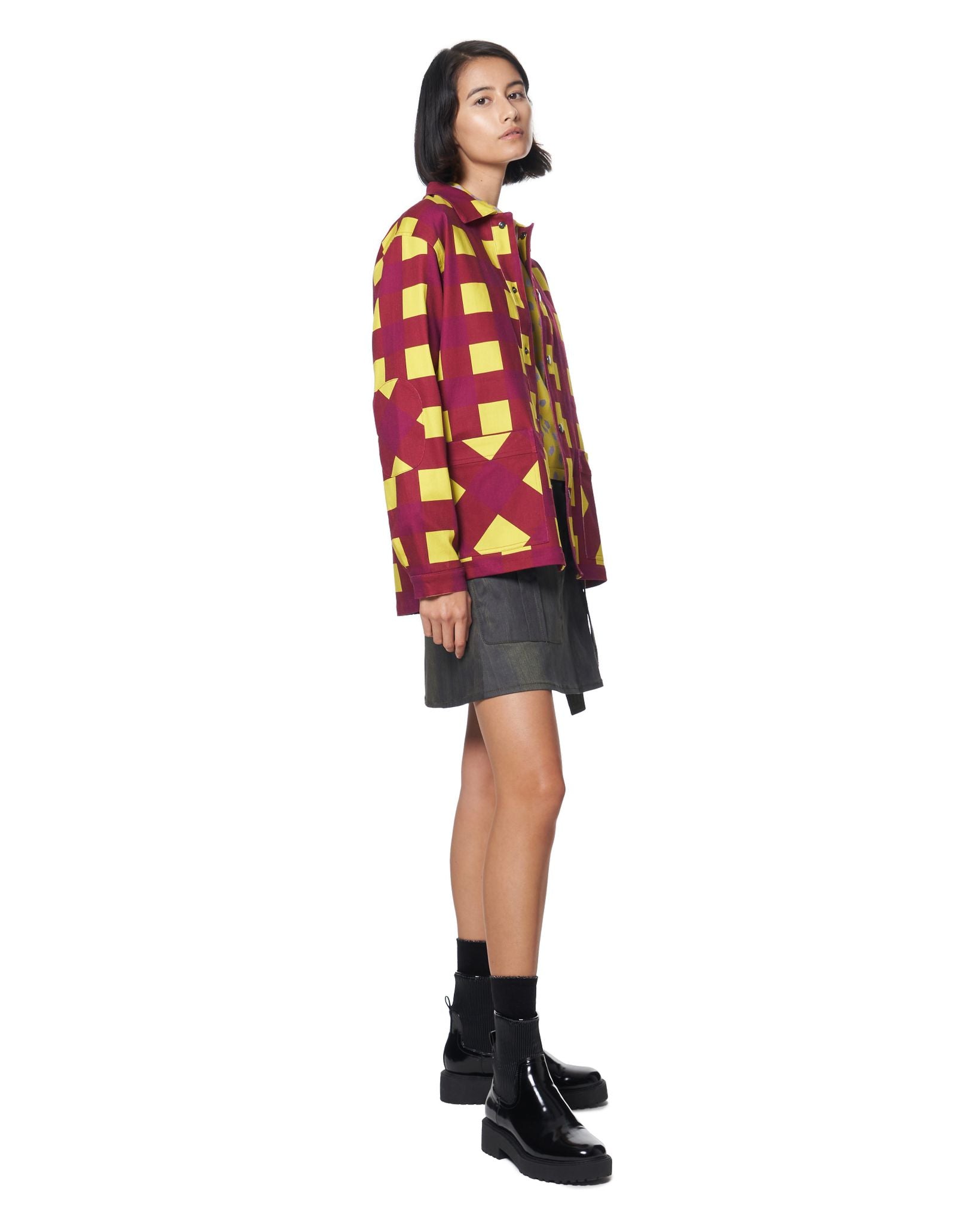 Painter's Jacket | Cerise Gingham