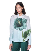 Annie Shirt | Stormy Hibiscus