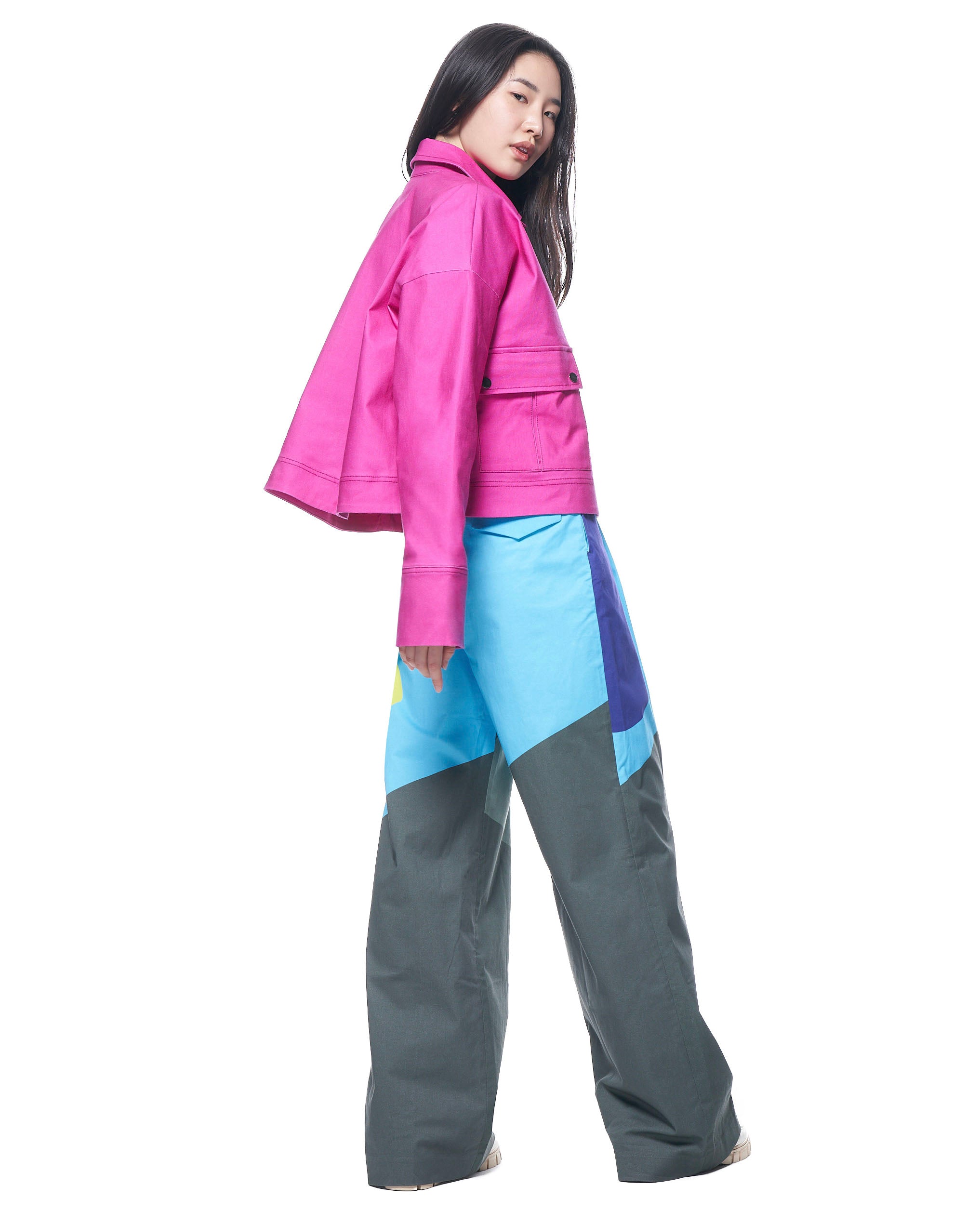 Leigh Trouser | Basil Cut Paper