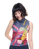 Sleeveless Turtleneck | Wild Bouquet