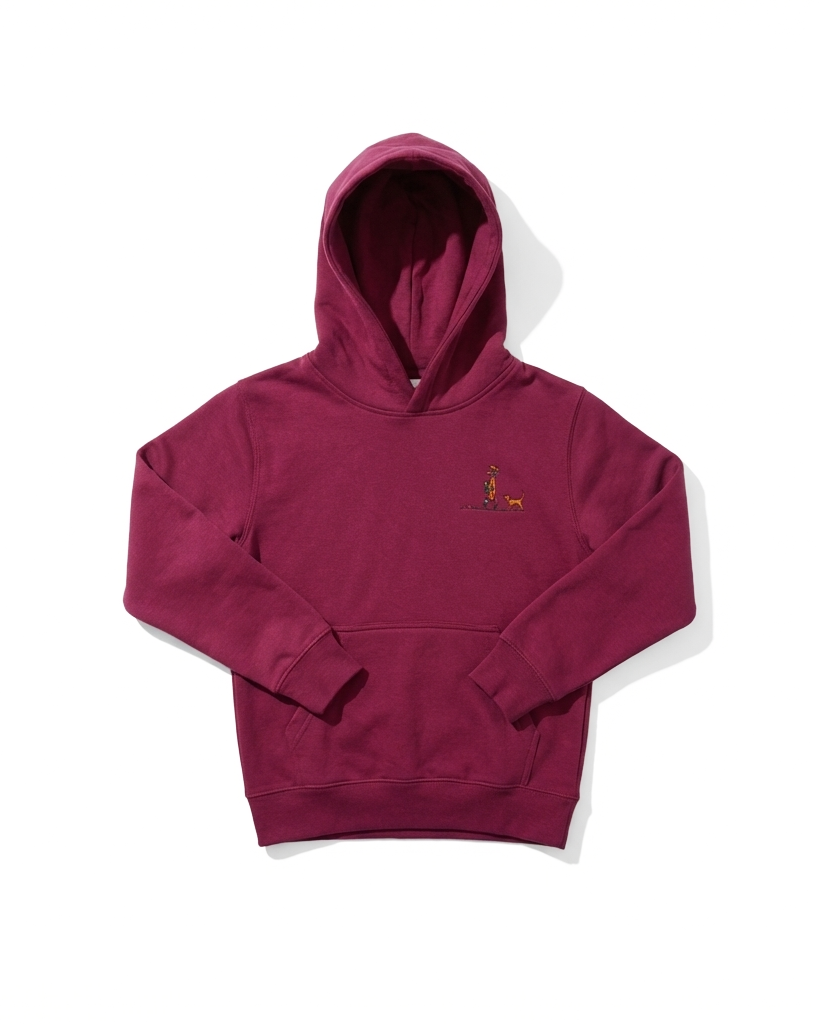 KID Hoodie | Magenta Dog Walker