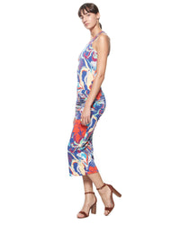 Abbi Dress | Blue Tropics