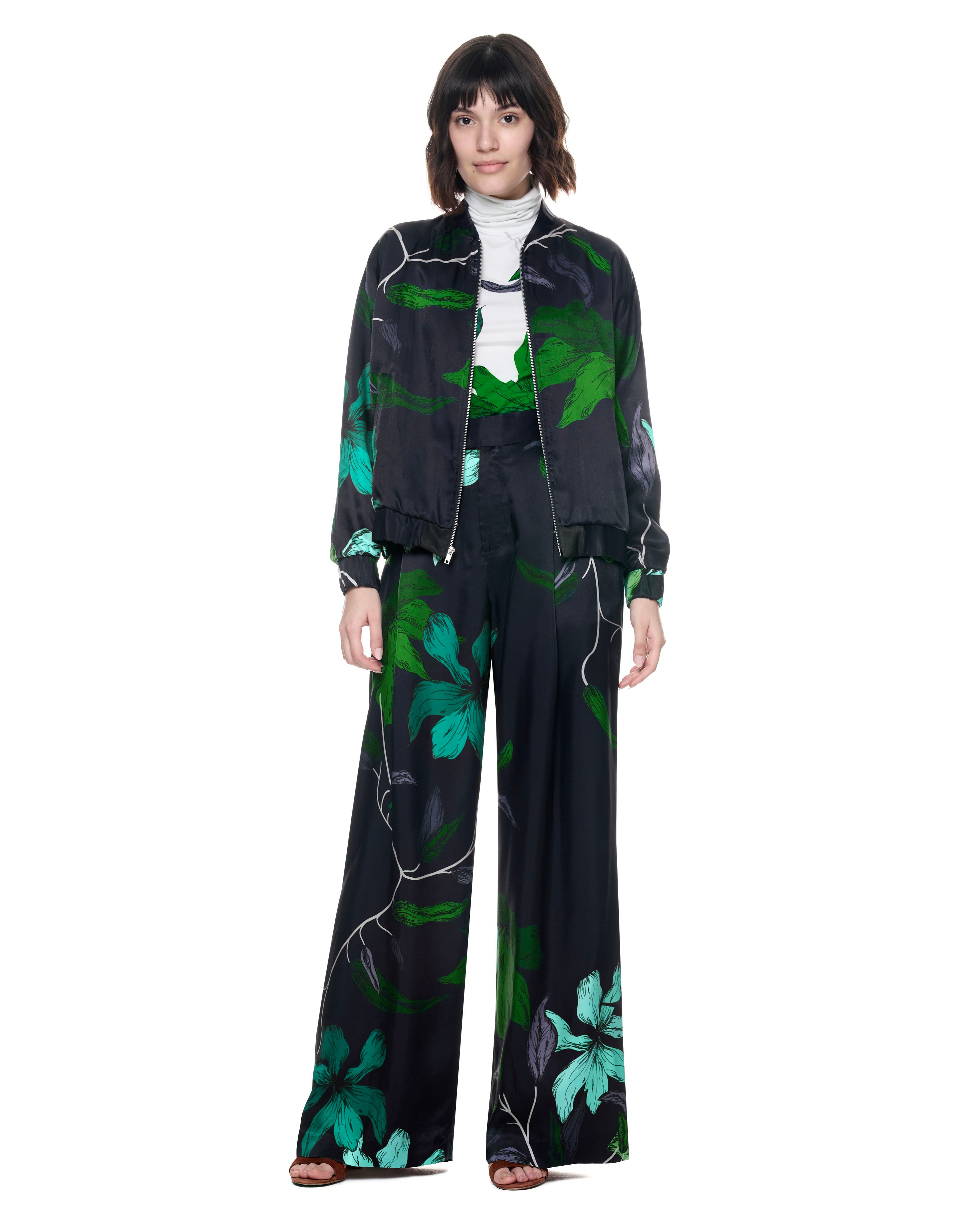 Jen Bomber Jacket | Aqua Upstate Florals