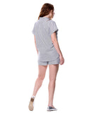 Billie Short | Navy Prep Stripe