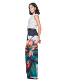 Leigh Trouser | Navy Cross Stitch