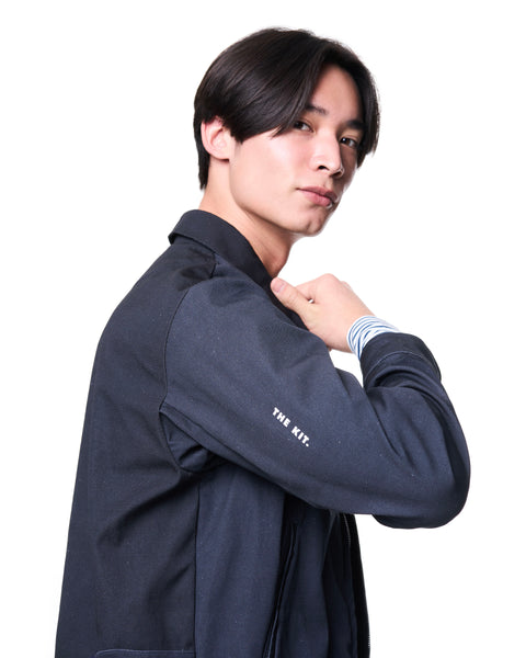 Derek Zip Jacket | Blue Slate – THE KIT.