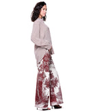 Annie Shirt | Red Toile Prep Stripe
