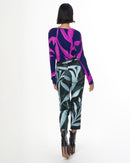 Cropped Alexa Jean | Aqua Jungle