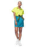 SS Dottie Cargo Dress | Lime