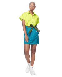 SS Dottie Cargo Dress | Lime
