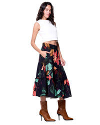 Maddie Skirt | Black Harvest Florals