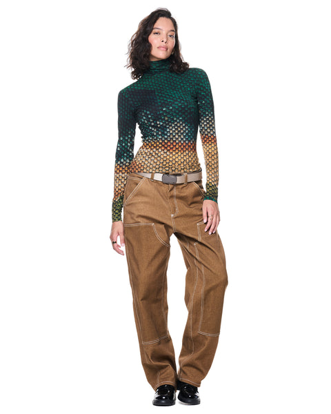 ニット/セーター Crystal Embellished Turtleneck Knit Top ZIMMERMANN + NET SUSTAIN Matchmaker cropped crystal-embellished