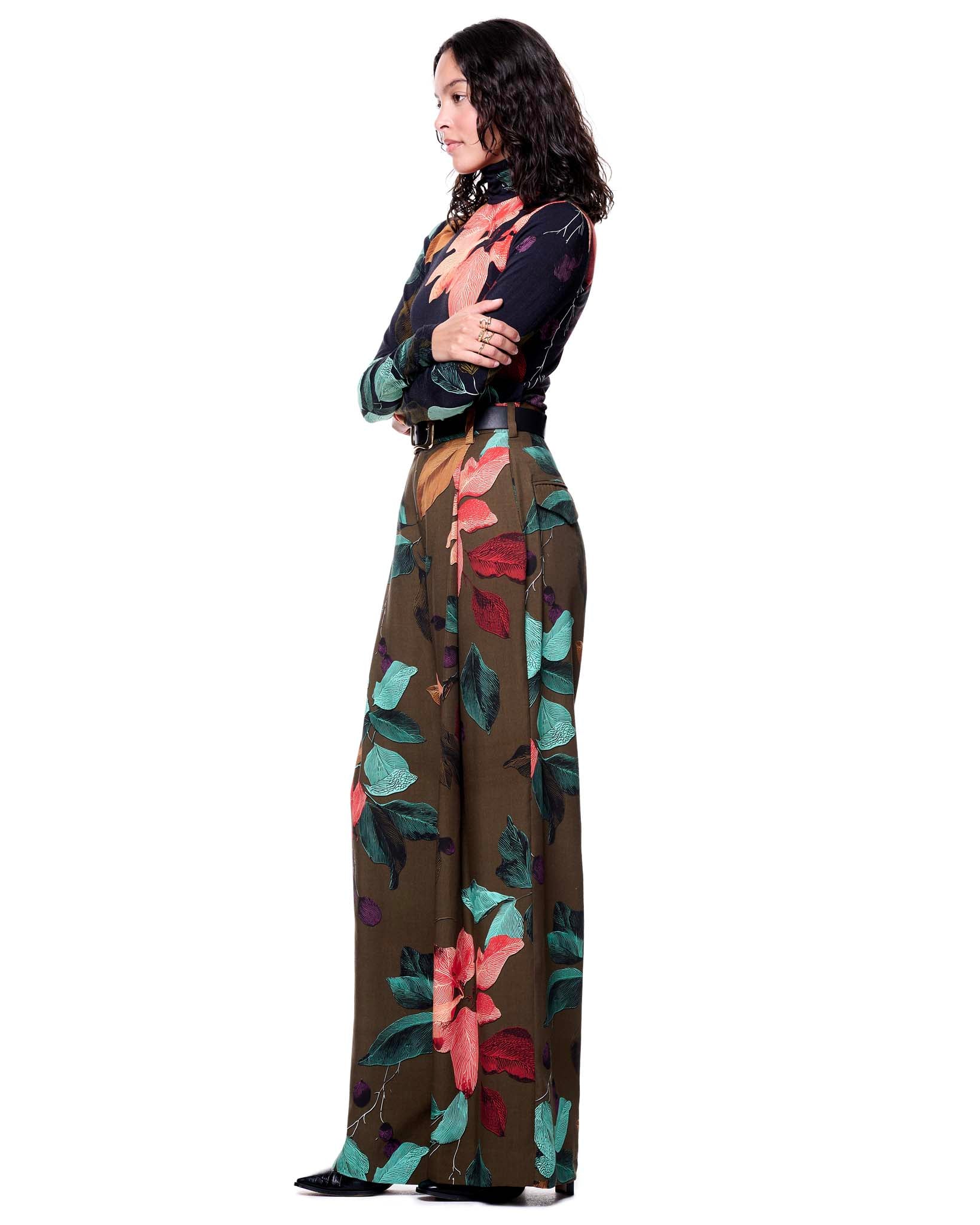 Frankie Trouser | Olive Harvest Florals