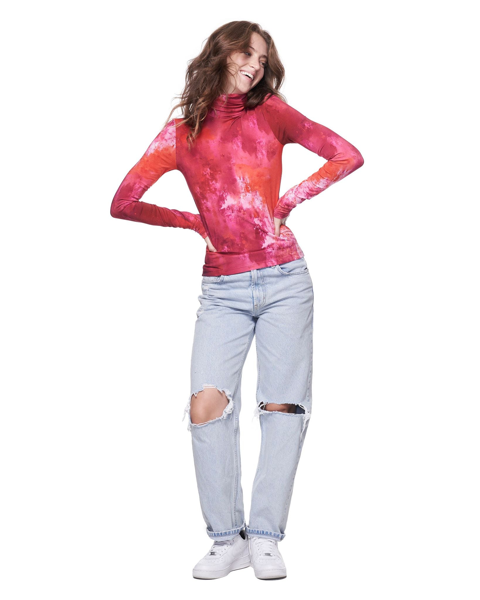 Turtleneck | Magenta Mural