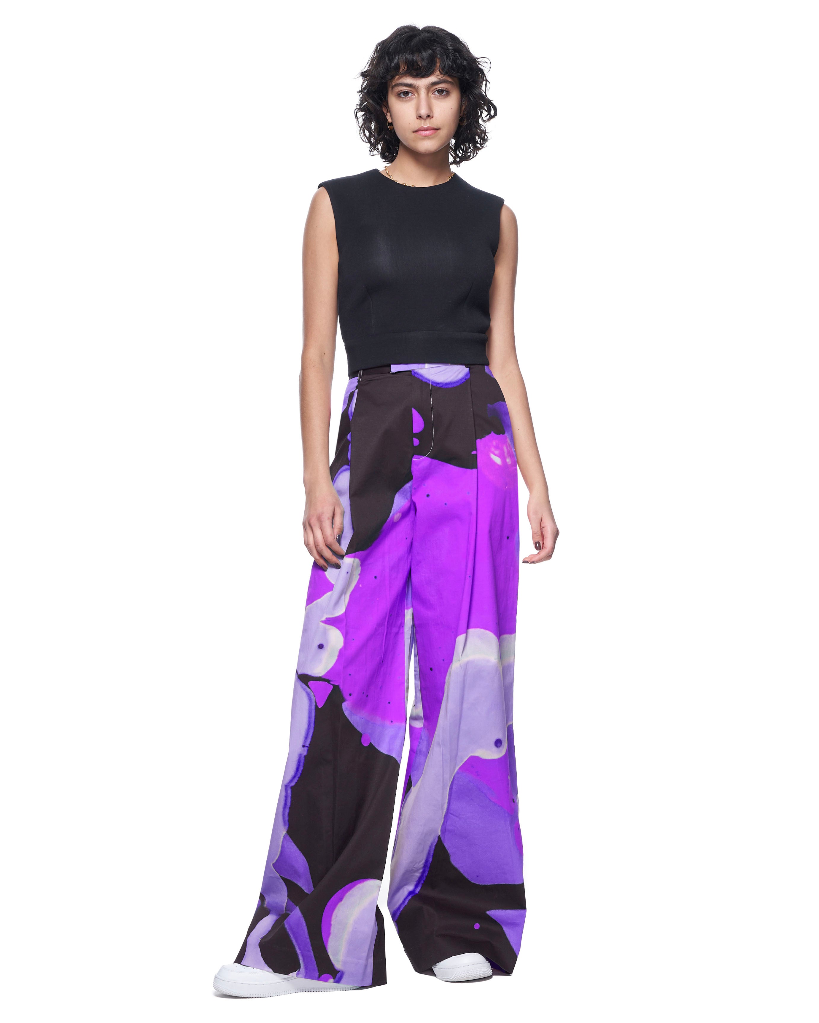 Leigh Trouser | Violet Paint All Over Me