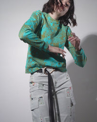 Rumi Sweatshirt | Aqua Complication
