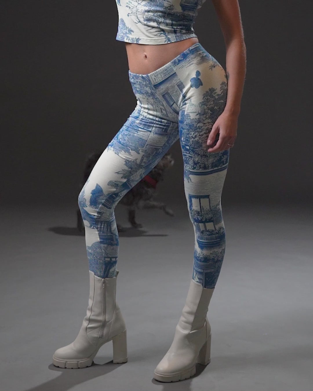 Legging | KIT FIT Blue City Toile