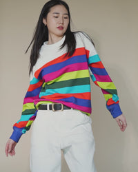 JJ Sweatshirt | Confetti Stripe