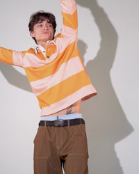 Kieran Rugby | Blush Dijon Stripe