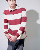 Kieran Rugby | Red Toile Rugby Stripe