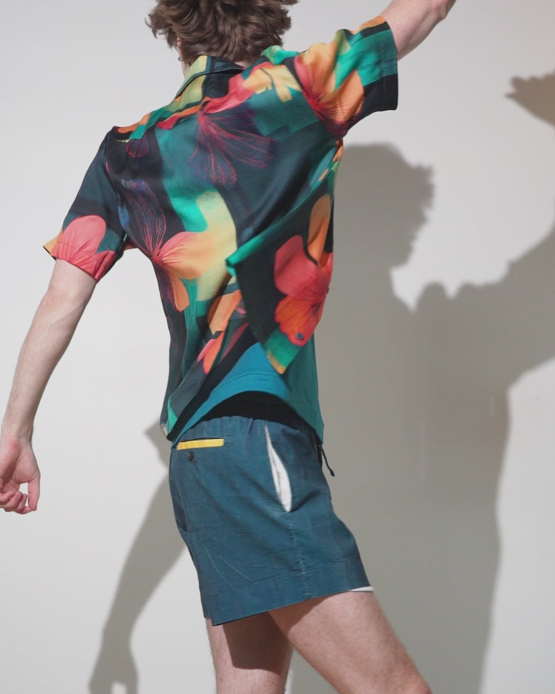 Daniel Camp Shirt | Floral Camp Plaid