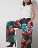 Leigh Trouser | Navy Cross Stitch