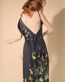 Naomi Dress | Midnight Stems