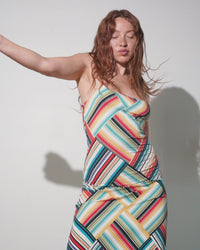 Hailey Dress | Quilted Stripe
