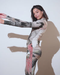 Natalie Dress | Paper Collage