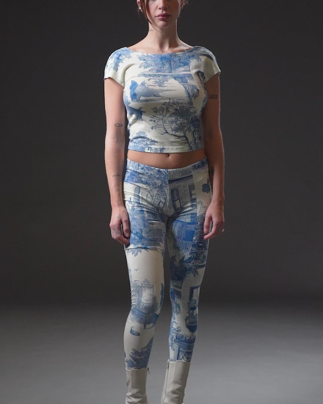 Miyah Tee | KIT FIT Blue City Toile