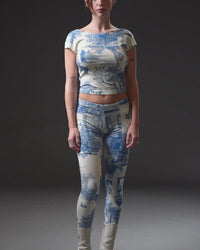 Miyah Tee | KIT FIT Blue City Toile