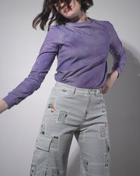 Rumi Sweatshirt | Lavender Mural