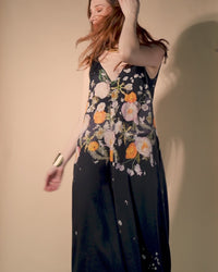 Laura Jumpsuit | Pastel Shattered Florals