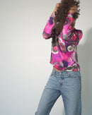 Rumi Sweatshirt | Magenta Aspergillus