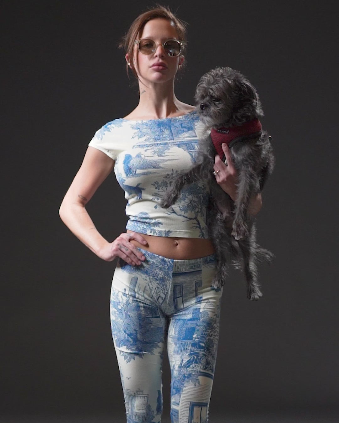 Miyah Tee | KIT FIT Blue City Toile