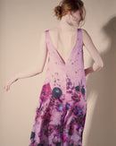 Laura Jumpsuit | Fuchsia Blooms