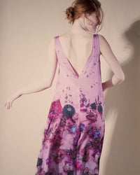 Laura Jumpsuit | Fuchsia Blooms