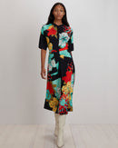 Cobie Shirtdress | Black Camellia