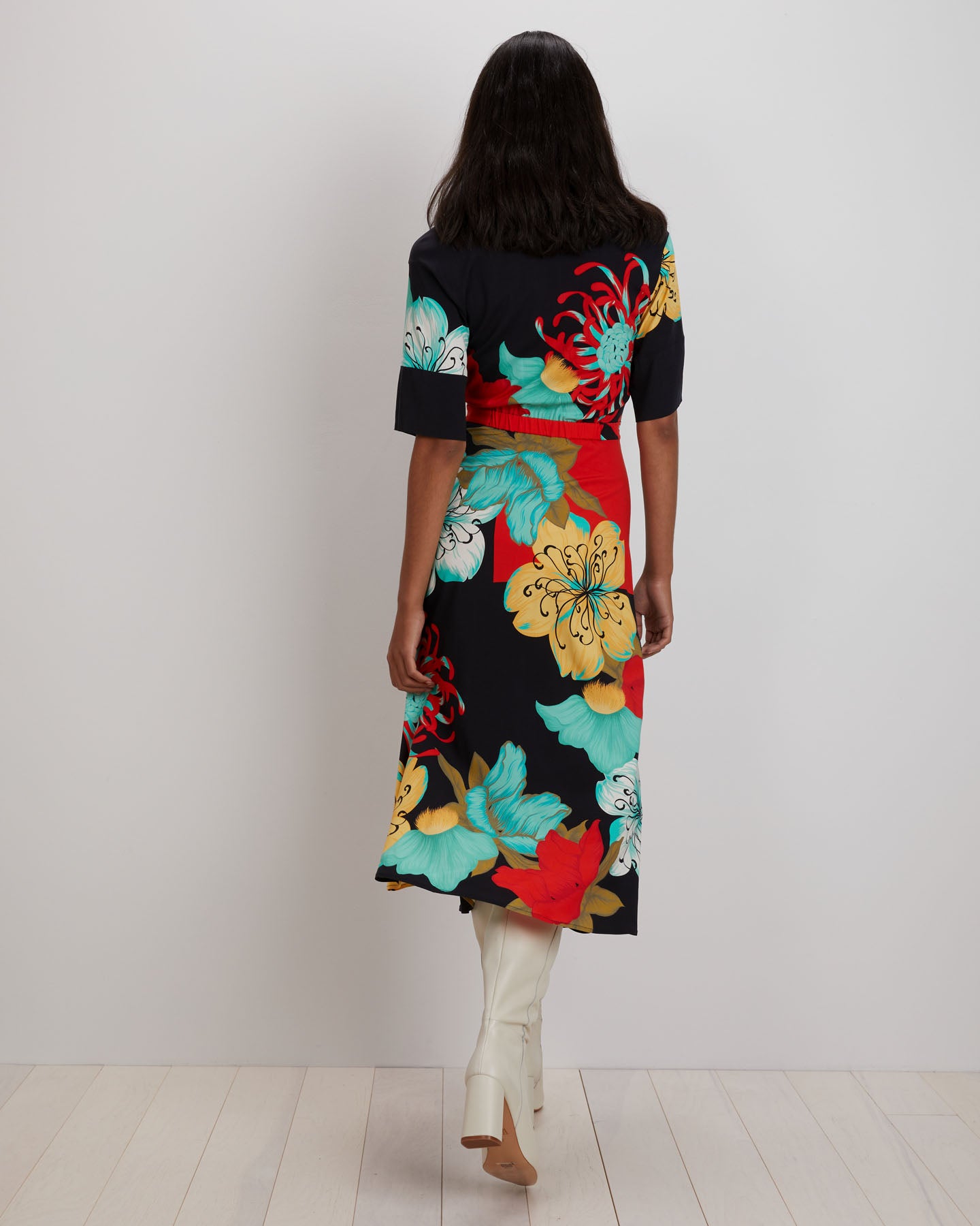 Cobie Shirtdress | Black Camellia