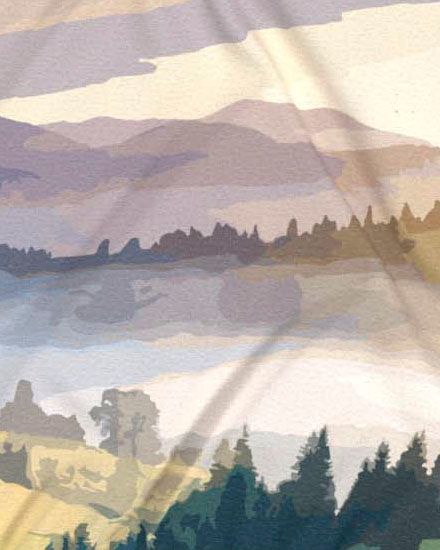 KID Crewneck Sweatshirt | Mountain Postcard