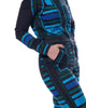 Alex Jumpsuit | Cyan Mosaic