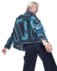 Olivia Jean Jacket | Cyan Mosaic